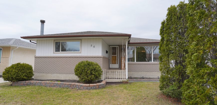 56 Gemini Ave – North Kildonan House For Sale