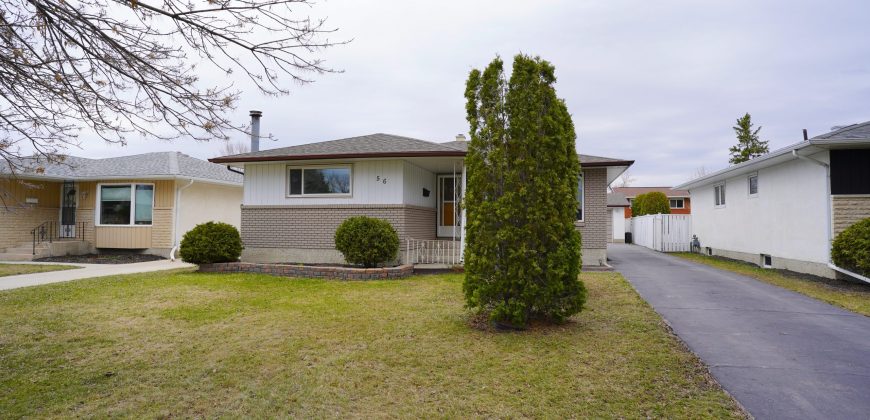 56 Gemini Ave – North Kildonan House For Sale