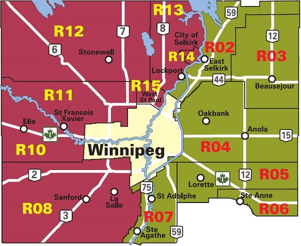 Winnipeg MLS Areas - Gino Cipriano - Winnipeg Realtor